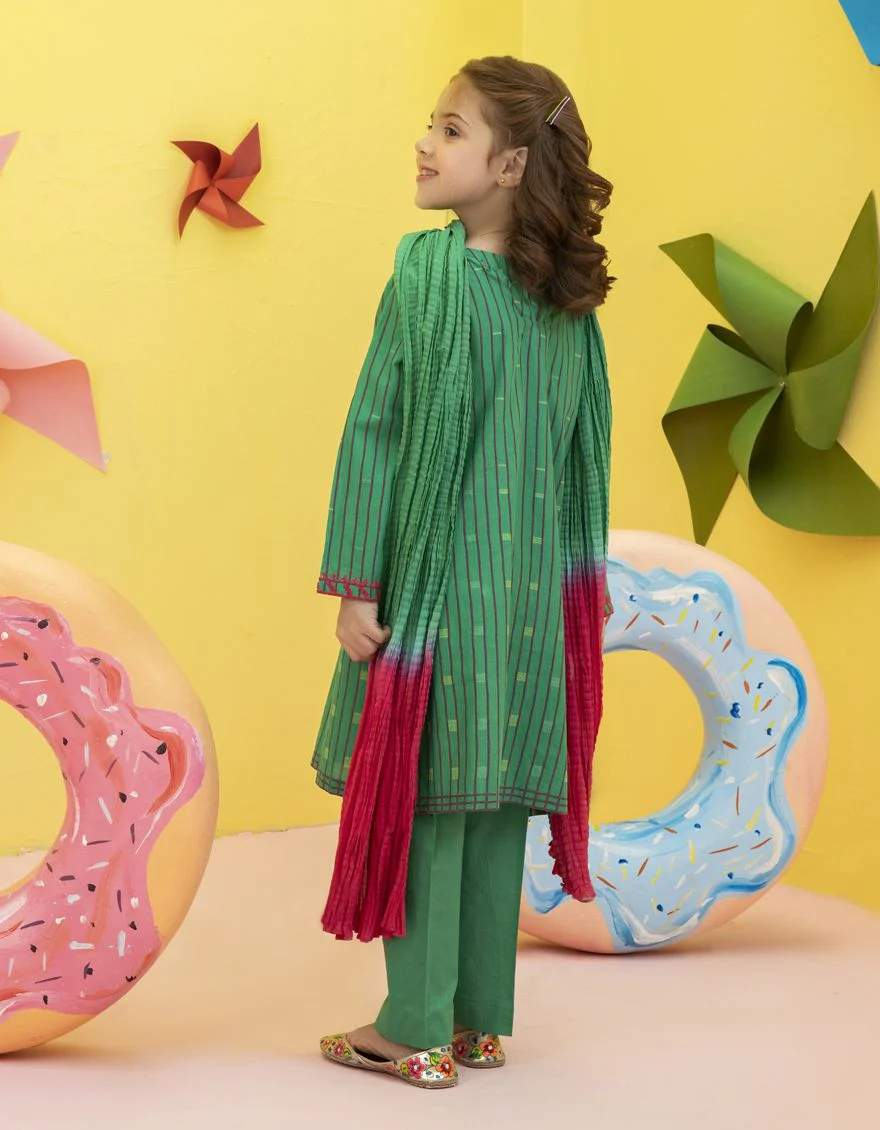 GREEN 3PC STITCHED | JGKL-S-US-22-1514 FB/AZTEC - Image 2