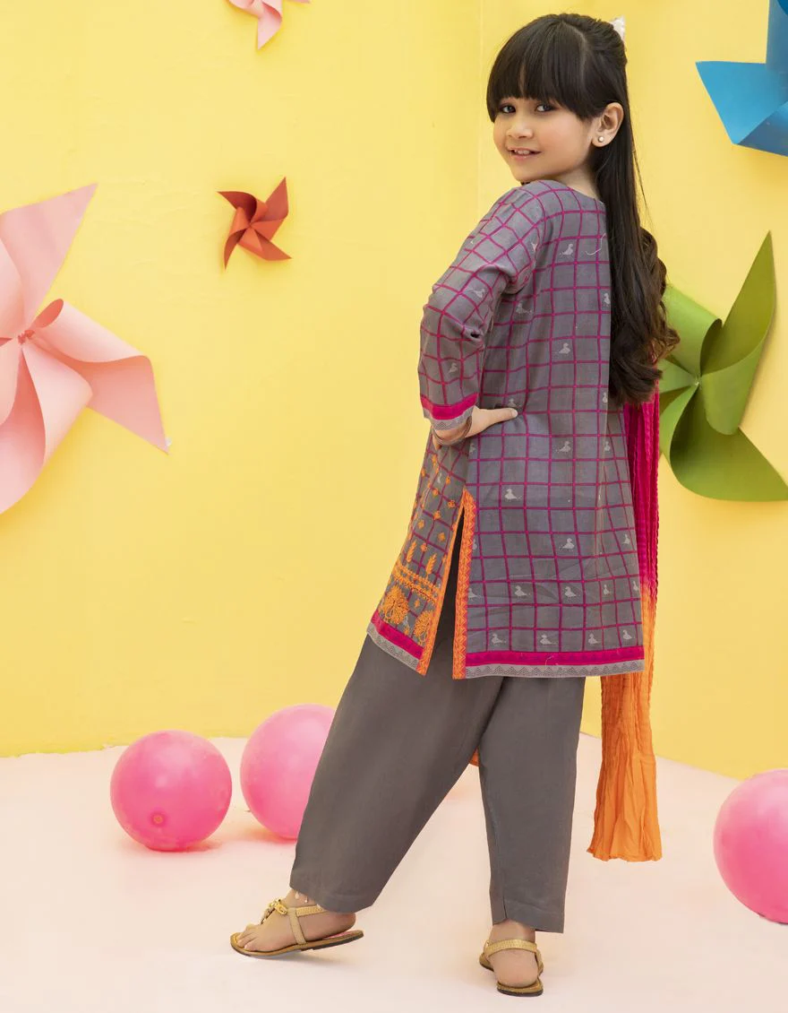 GREY 3PC STITCHED | JGKL-S-US-22-1519 FB/CHAKOR-1-22 - Image 3