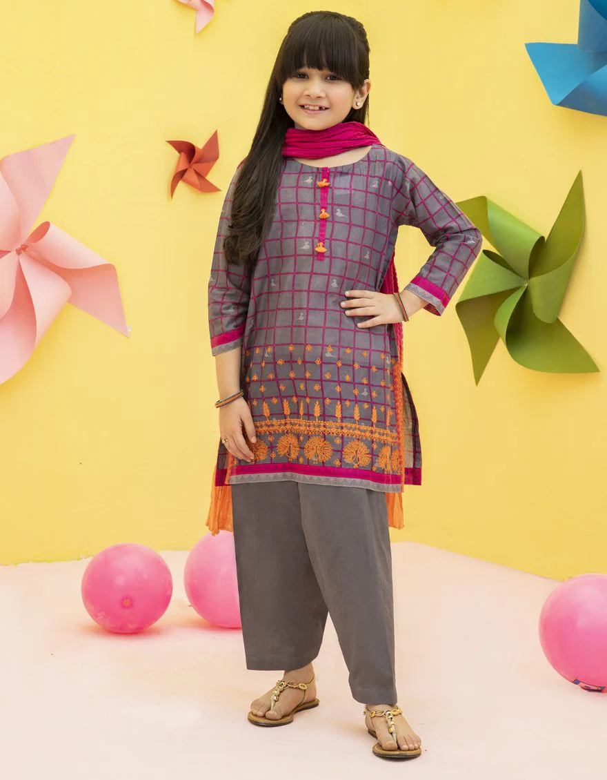 GREY 3PC STITCHED | JGKL-S-US-22-1519 FB/CHAKOR-1-22 - Image 4