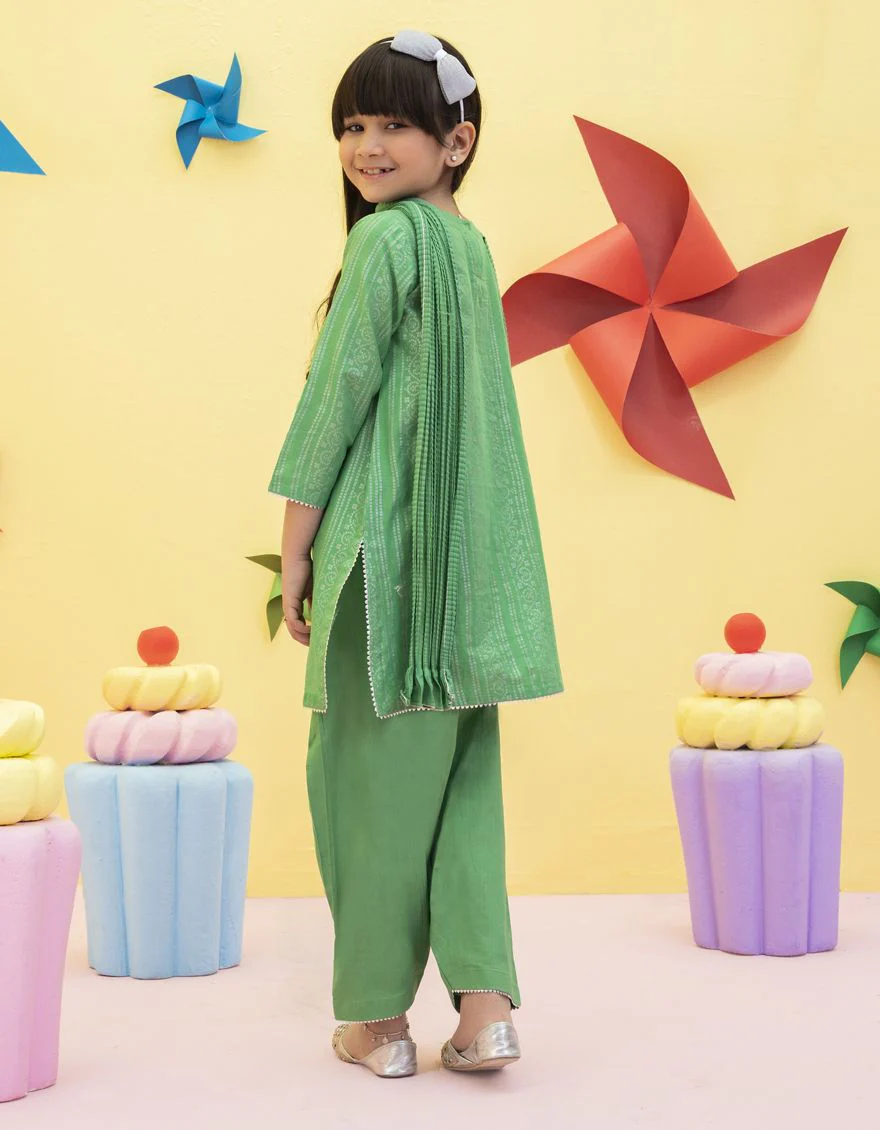 GREEN LAWN 3PC STITCHED | JGKL-S-US-22-1521 FB/QALAI - Image 2