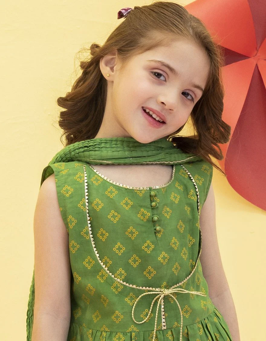 GREEN LAWN 3PC STITCHED | JGKL-S-US-22-1525 FB/DHANAK - Image 2