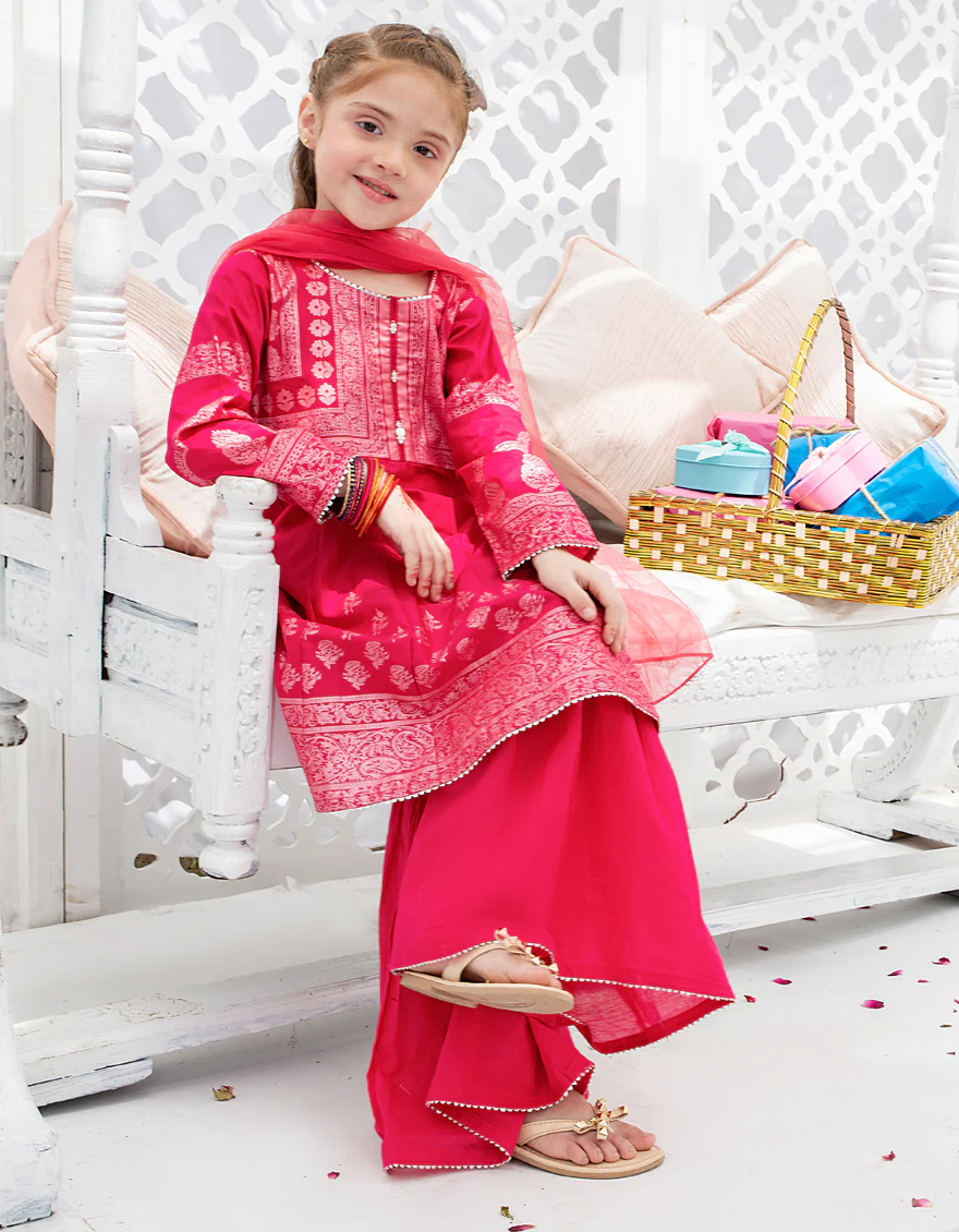PINK LAWN 3PC STITCHED | JGKL-S-US-22-1539 FB/STEEL BLUE - Image 4
