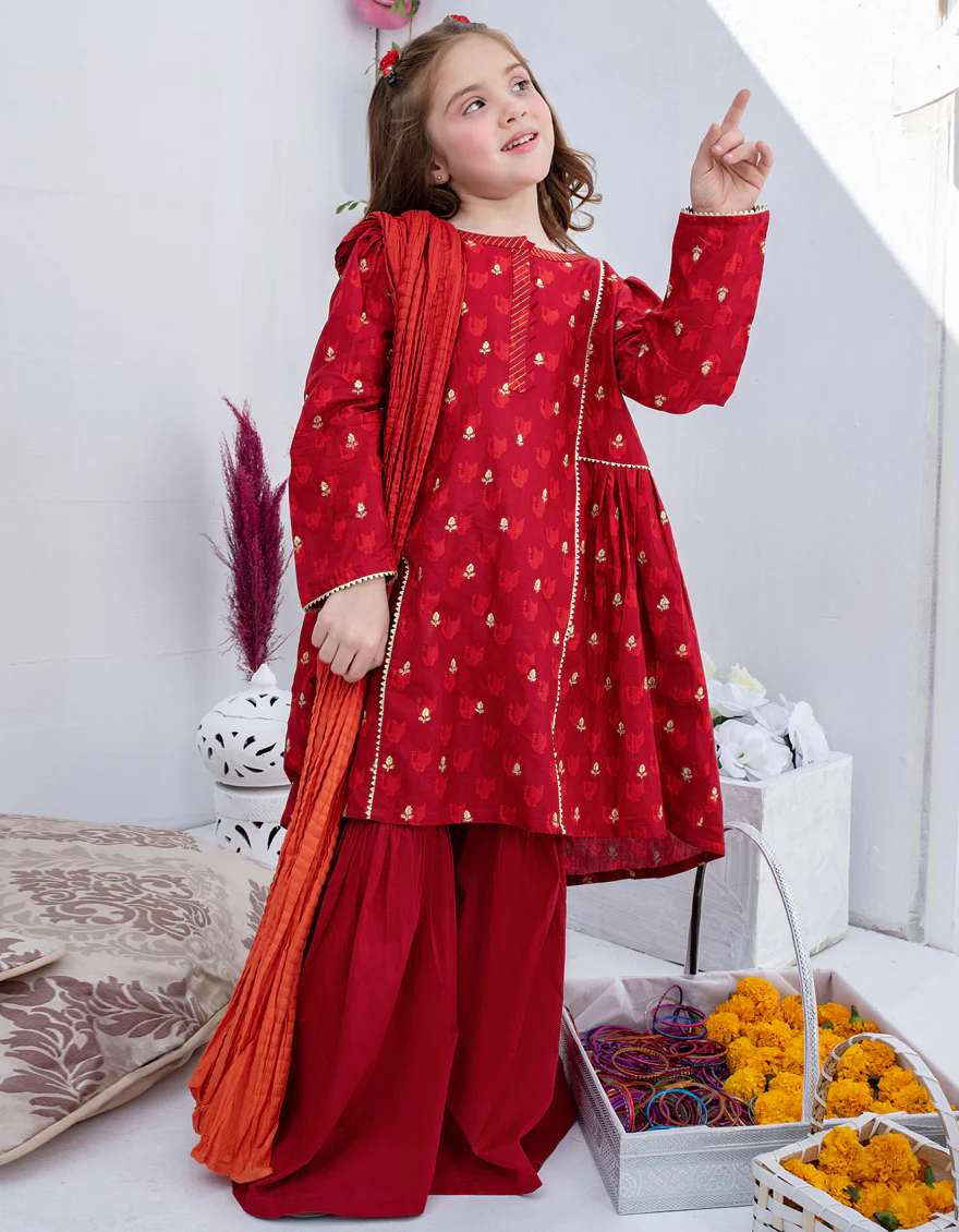 RED LAWN 3PC STITCHED | JGKL-S-US-22-1549 FB/MOR - Image 3