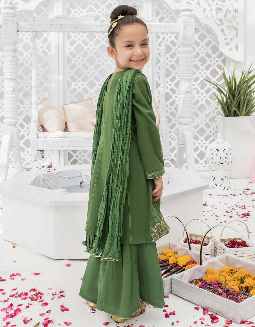 GREEN LAWN 3PC STITCHED | JGKL-S-US-22-1551 FB/GREEN 2080 - Image 4