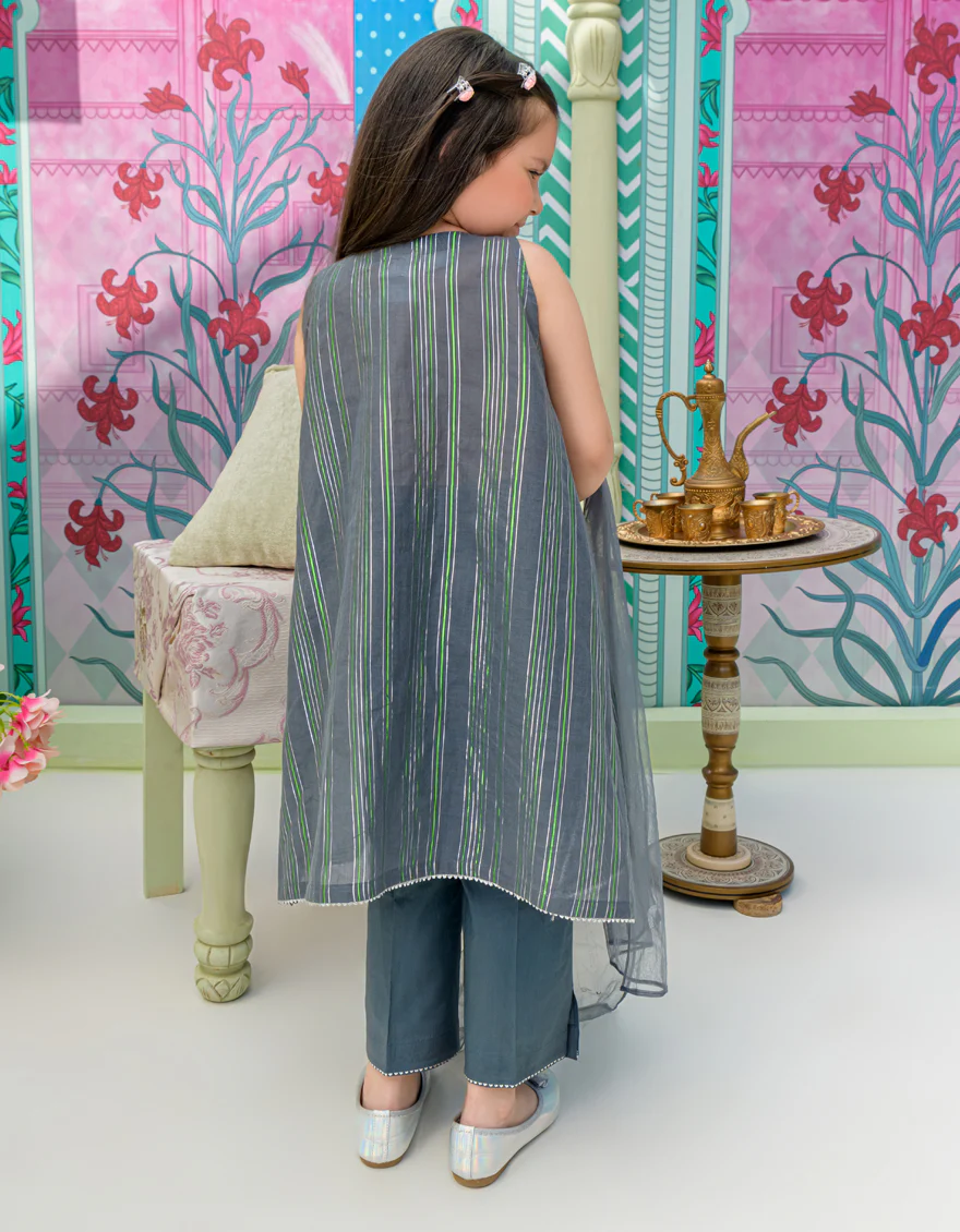 DARK GREY DYED 3PC STITCHED | JGKL-S-US-23-1536 FB/DEMIR-737 - Image 2