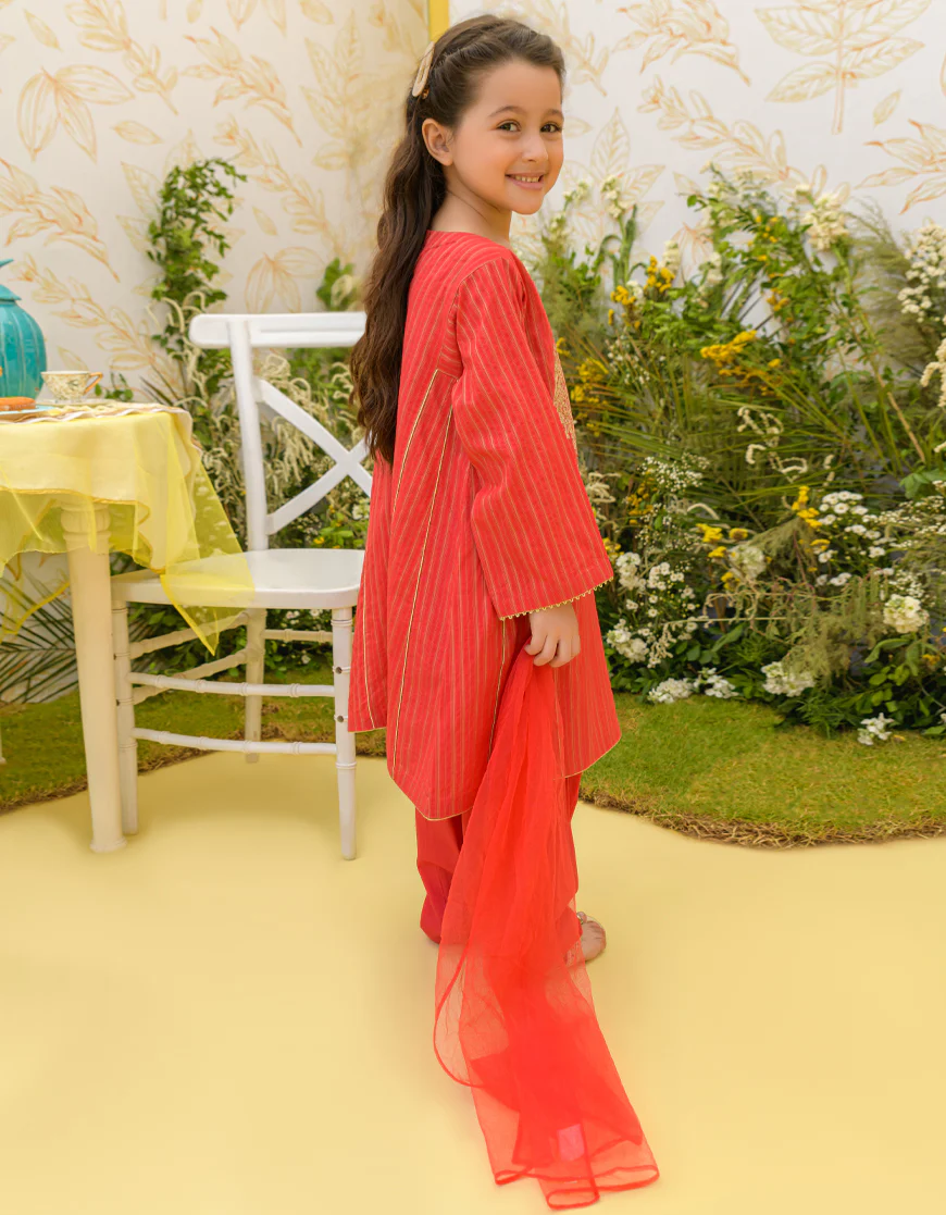 RED LAWN 3PC STITCHED | JGKL-S-US-23-1592 FB/RED