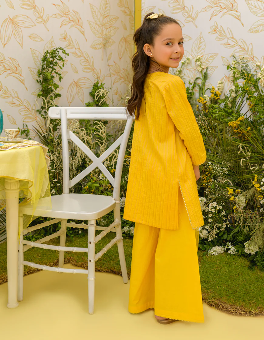 YELLOW LAWN 3PC STITCHED | JGKL-S-US-23-1594 FB/YELLOW-545 - Image 2