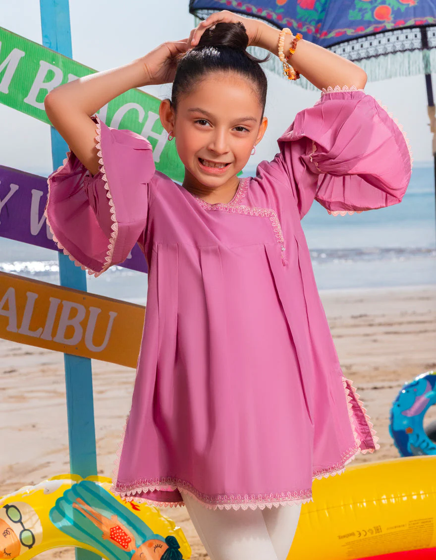 MAUVE LAWN KURTI | JGLK-S-JGS-25-2507 FB/ETHNIC-3 - Image 4