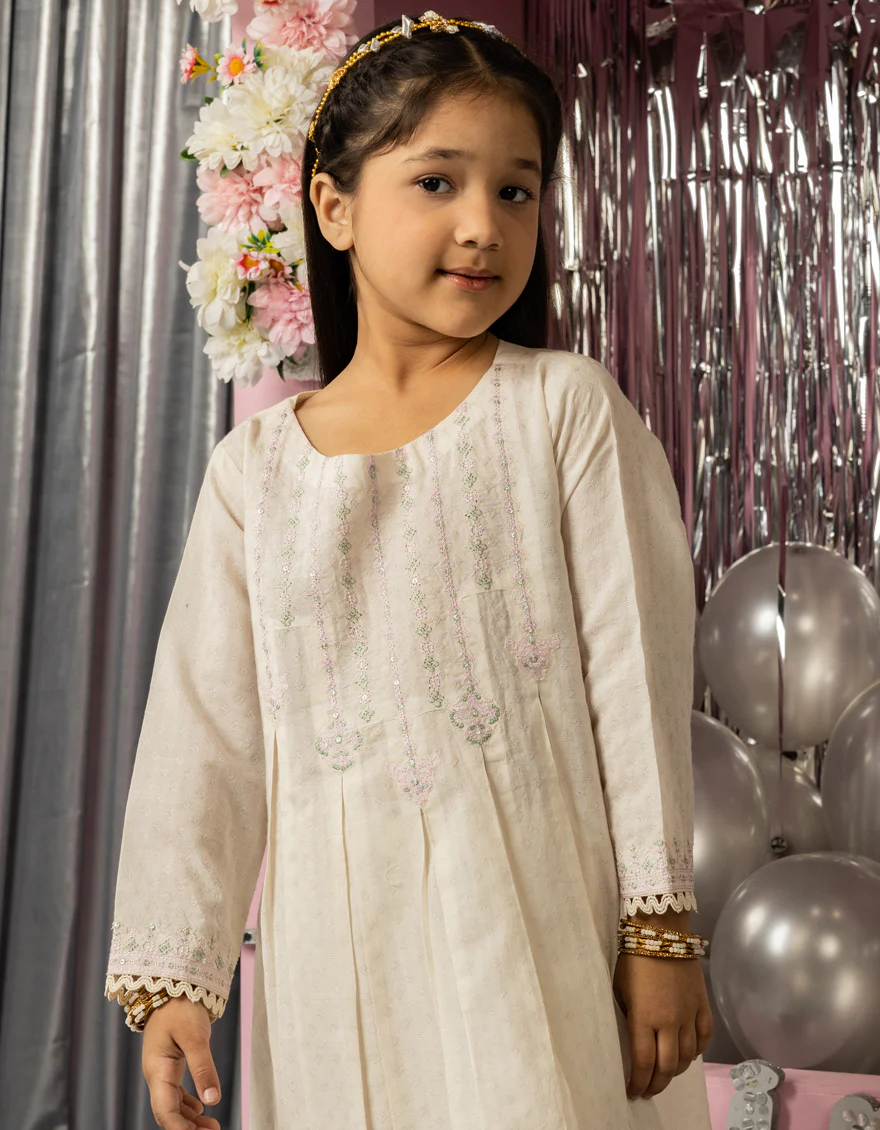 OFF WHITE DOBBY KURTI | JGLK-S-JGS-25-2514 F - Image 3