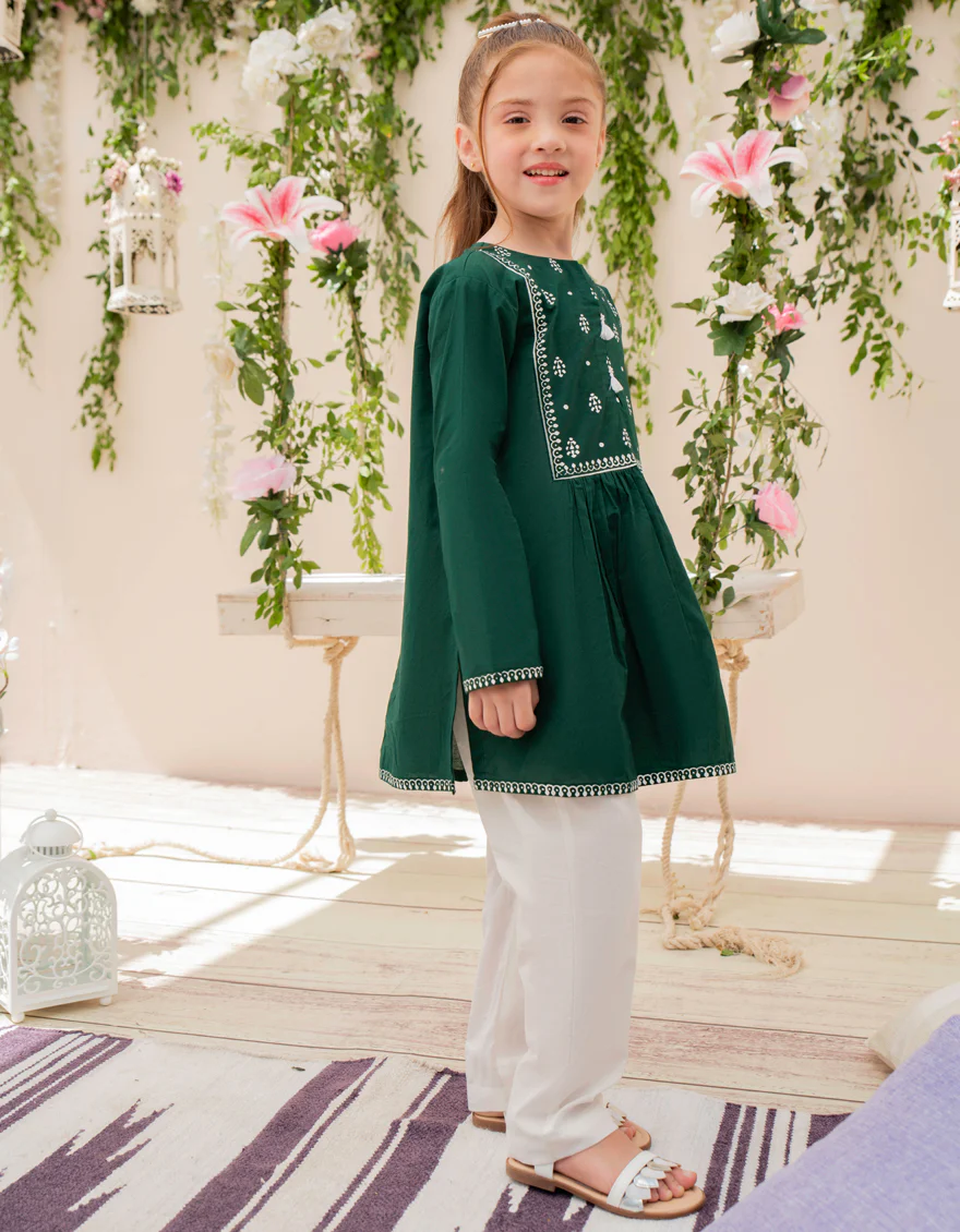GREEN LAWN KURTI | JGLK-S-JJGK-US-22-001 FB/RFD - Image 2