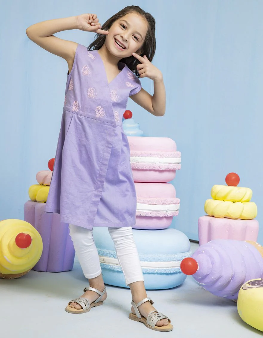 LILAC LAWN KURTI | JGLK-S-US-22-2510 FB/KED-22-004 - Image 2