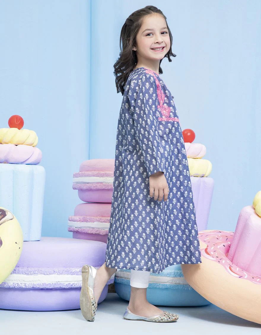 GREY LAWN KURTI | JGLK-S-US-22-2515 FB/RADIANT-1-22 - Image 2