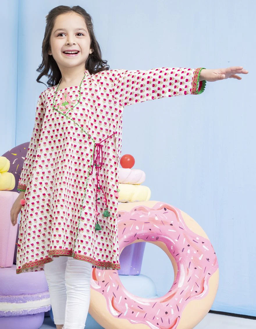 OFF WHITE KURTI | JGLK-S-US-22-2517 FB/AURA - Image 2
