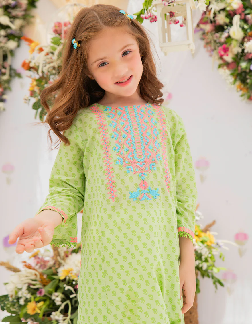 GREEN LAWN KURTI | JGLK-S-US-22-2531 FB/SAGA - Image 3