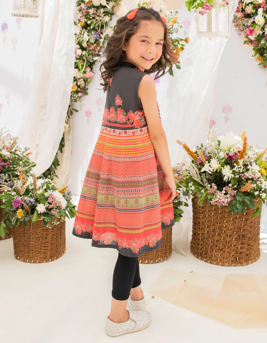 MULTICOLOR LAWN KURTI | JGLK-S-US-22-2533 FB/BAHAR - Image 2