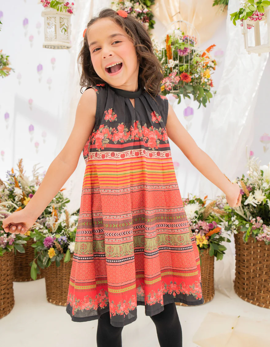 MULTICOLOR LAWN KURTI | JGLK-S-US-22-2533 FB/BAHAR - Image 5