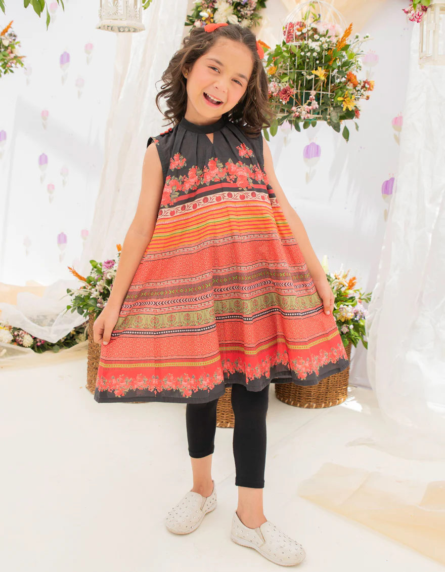 MULTICOLOR LAWN KURTI | JGLK-S-US-22-2533 FB/BAHAR - Image 6