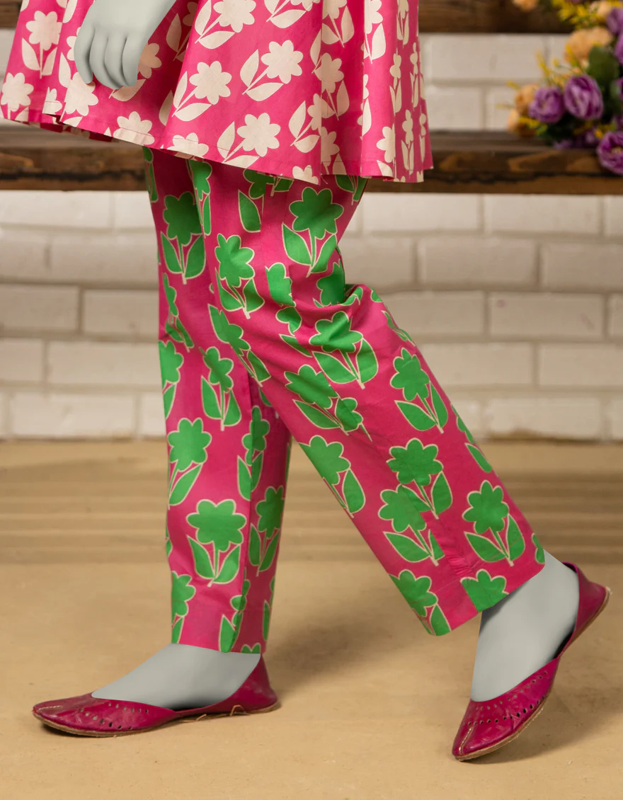 PINK LAWN TROUSERS | JGT-S-JTT-25-4057 FB - Image 2