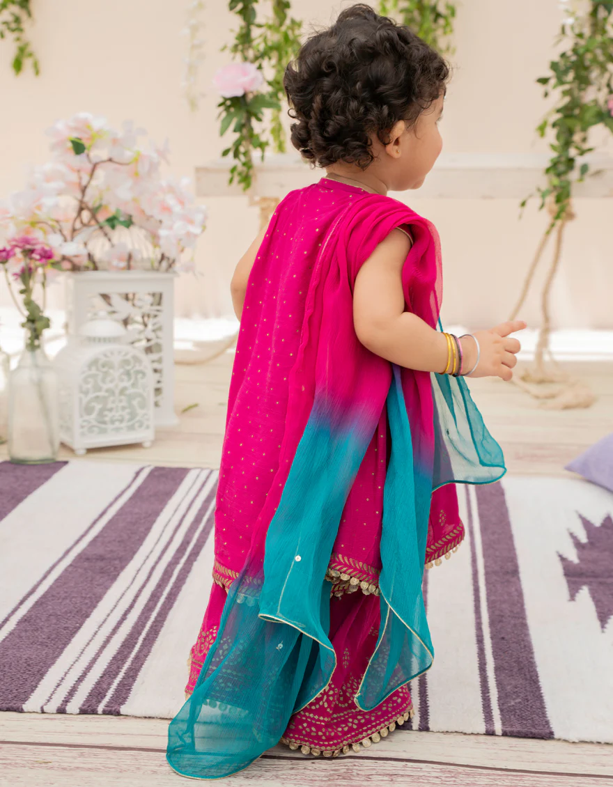 HOT PINK KARANDI 3PC STITCHED | JIK-S-JGIN-US-22-035 FB/AM-2041 - Image 3