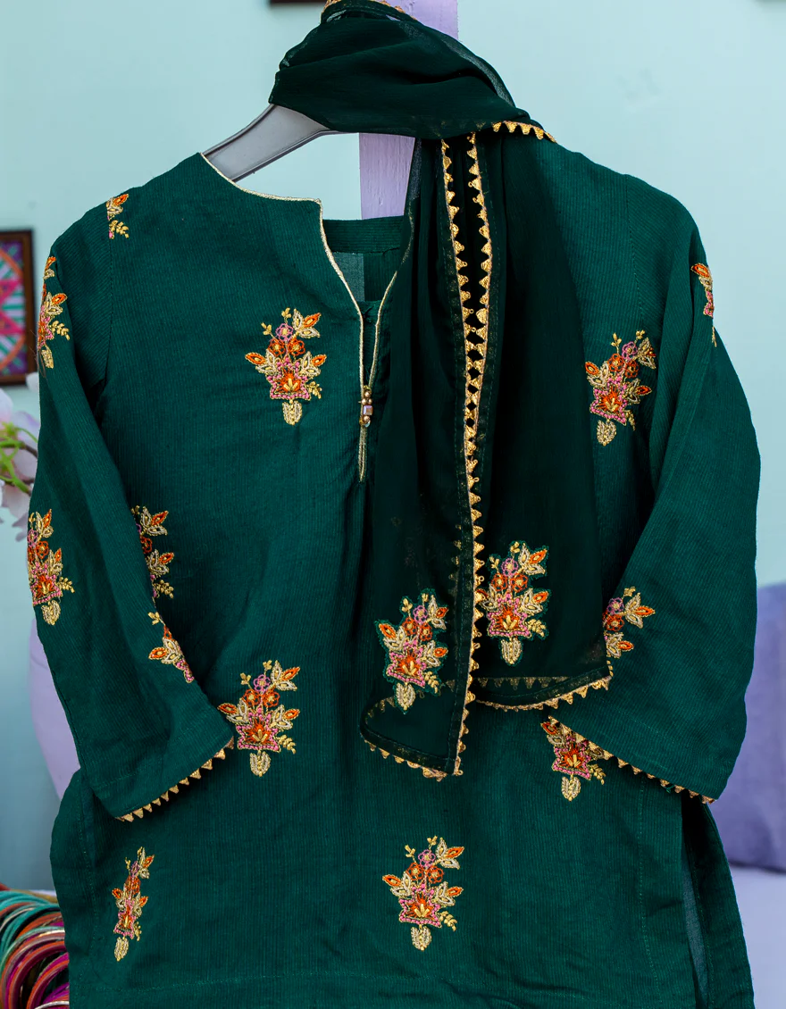 GREEN 3PC STITCHED | JIK-S-JGIN-US-23-059 FB/FF-272 - Image 2