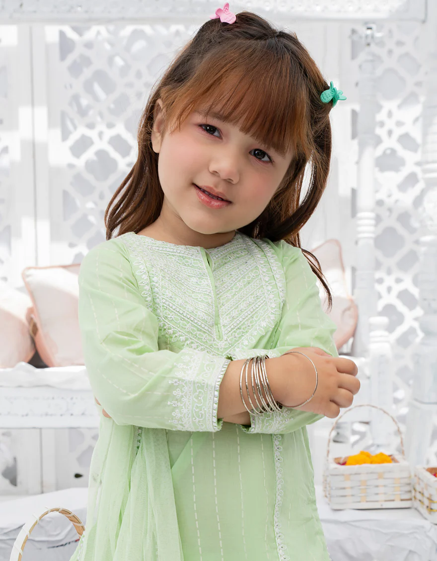 GREEN LAWN 3PC STITCHED | JIK-S-JGKL-US-22-1565 FB/LILLY - Image 2