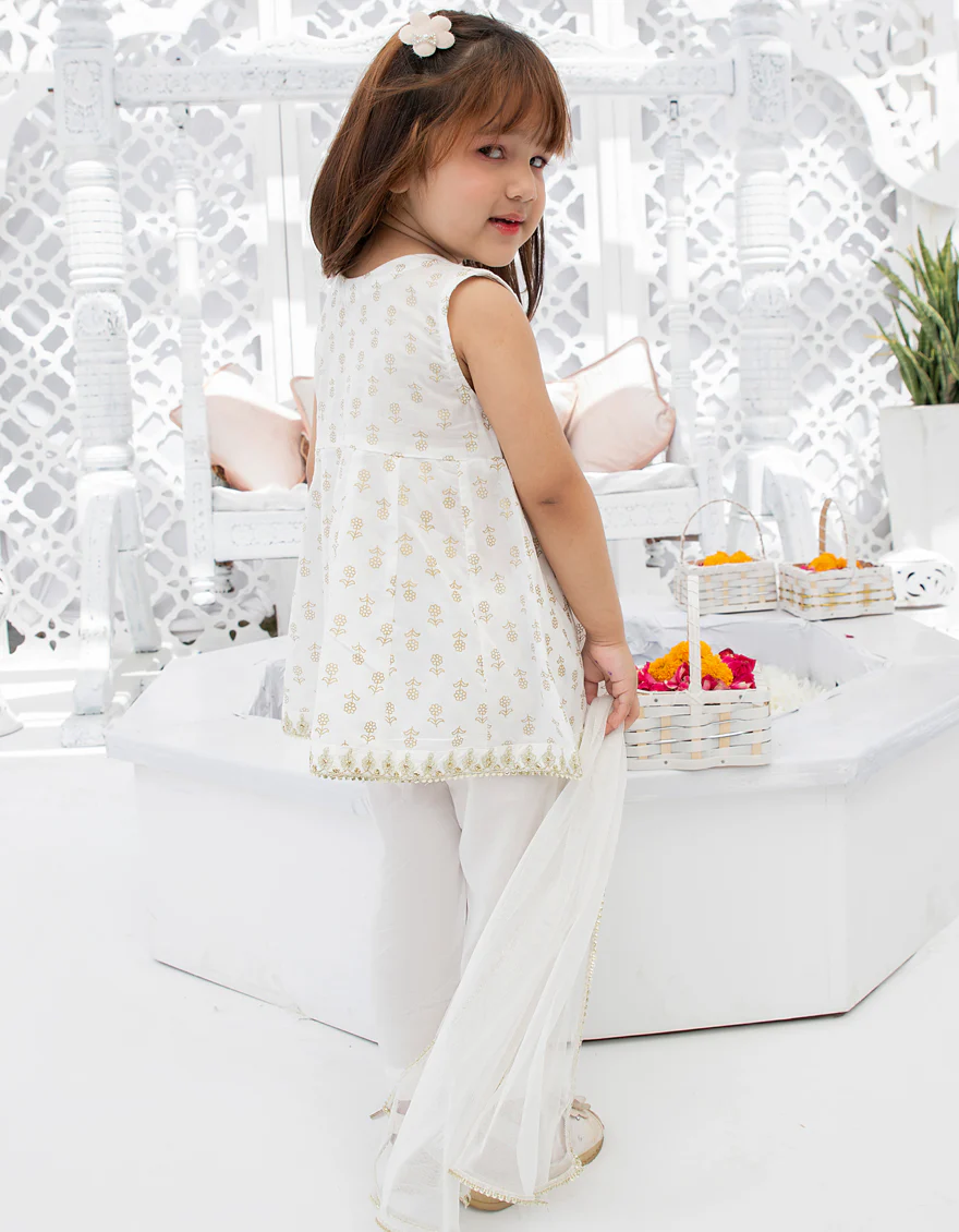 WHITE LAWN 3PC STITCHED | JIK-S-JGKL-US-22-1568 FB/IES-22-002 - Image 2