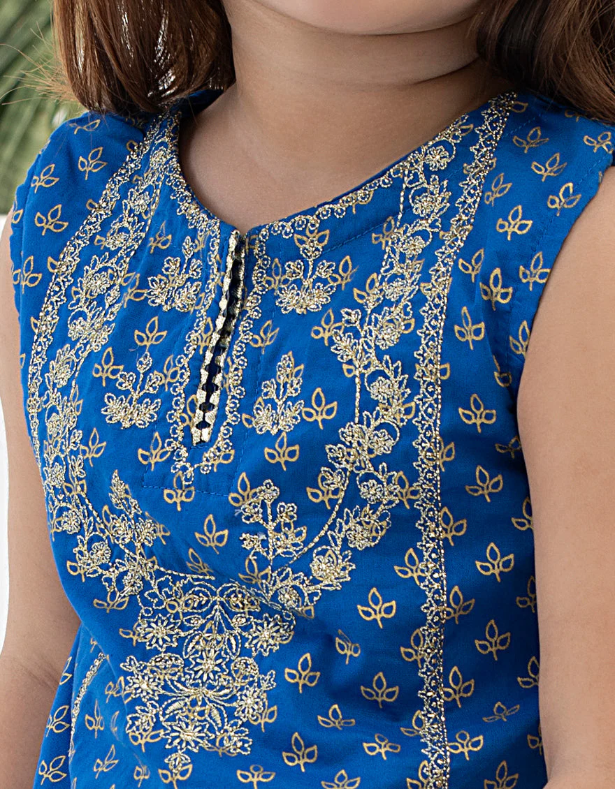 BLUE LAWN 3PC STITCHED | JIK-S-JGKL-US-22-1570 FB/IES-22-004 - Image 3