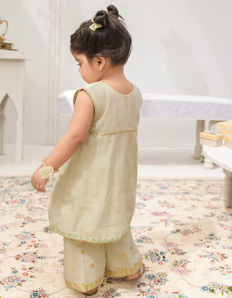 MINT GREEN DOBBY 2PC STITCHED | JIK-S-JIST-25-5801 F - Image 2
