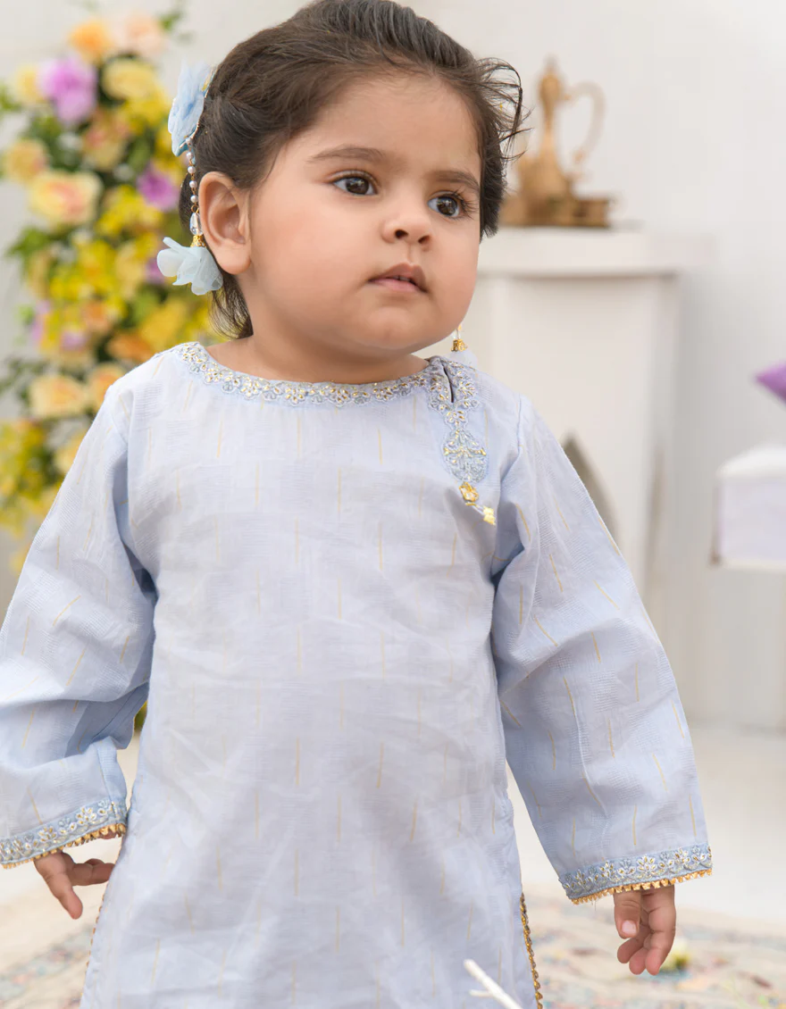 BLUE DOBBY 2PC STITCHED | JIK-S-JIST-25-5802 F - Image 3