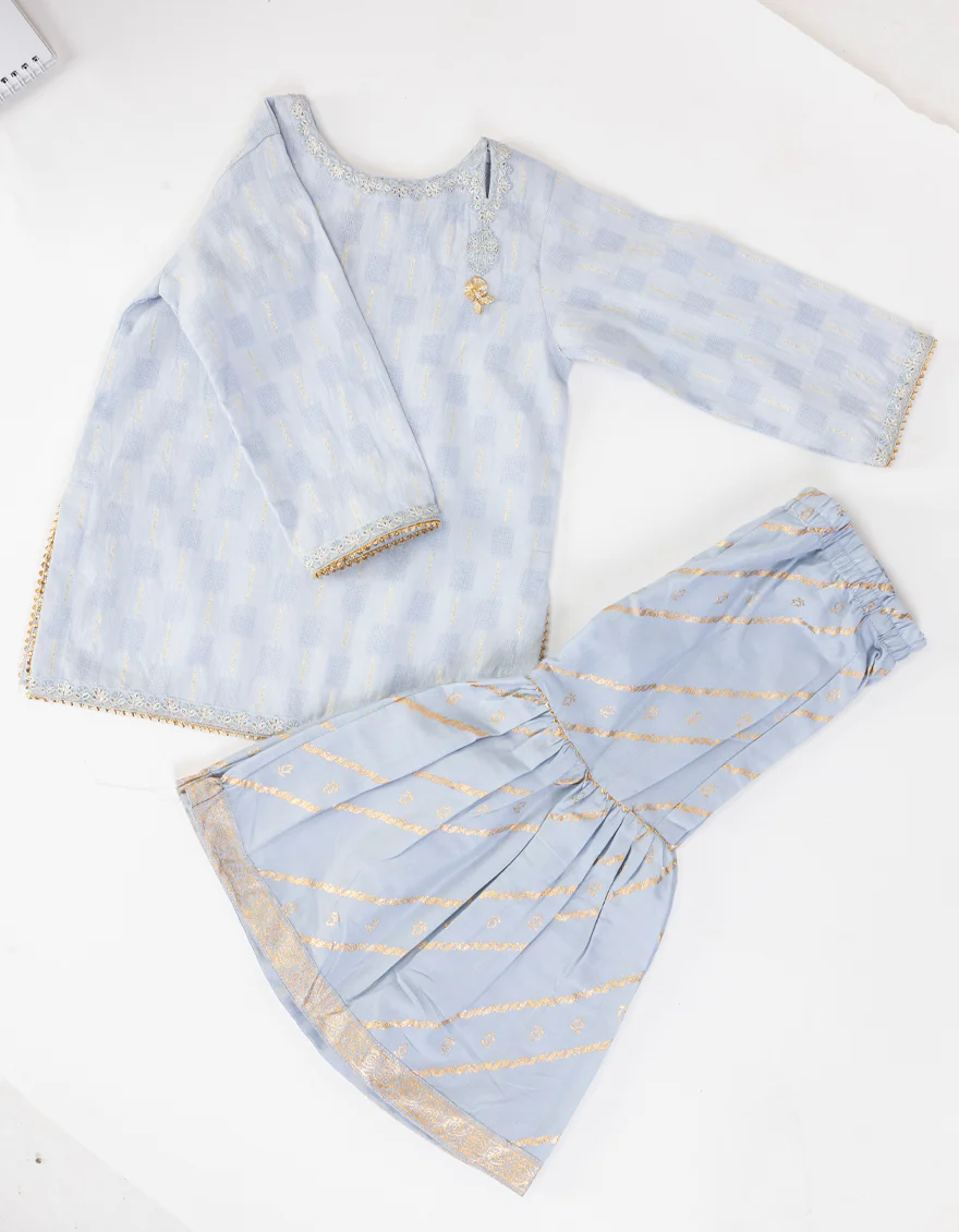 BLUE DOBBY 2PC STITCHED | JIK-S-JIST-25-5802 F - Image 5