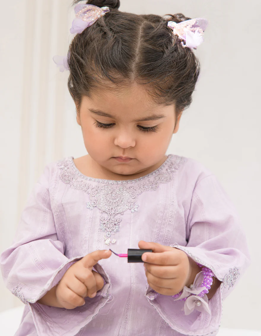 LILAC DOBBY 2PC STITCHED | JIK-S-JIST-25-5803 F - Image 3