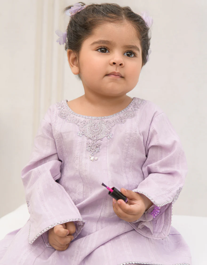 LILAC DOBBY 2PC STITCHED | JIK-S-JIST-25-5803 F - Image 4
