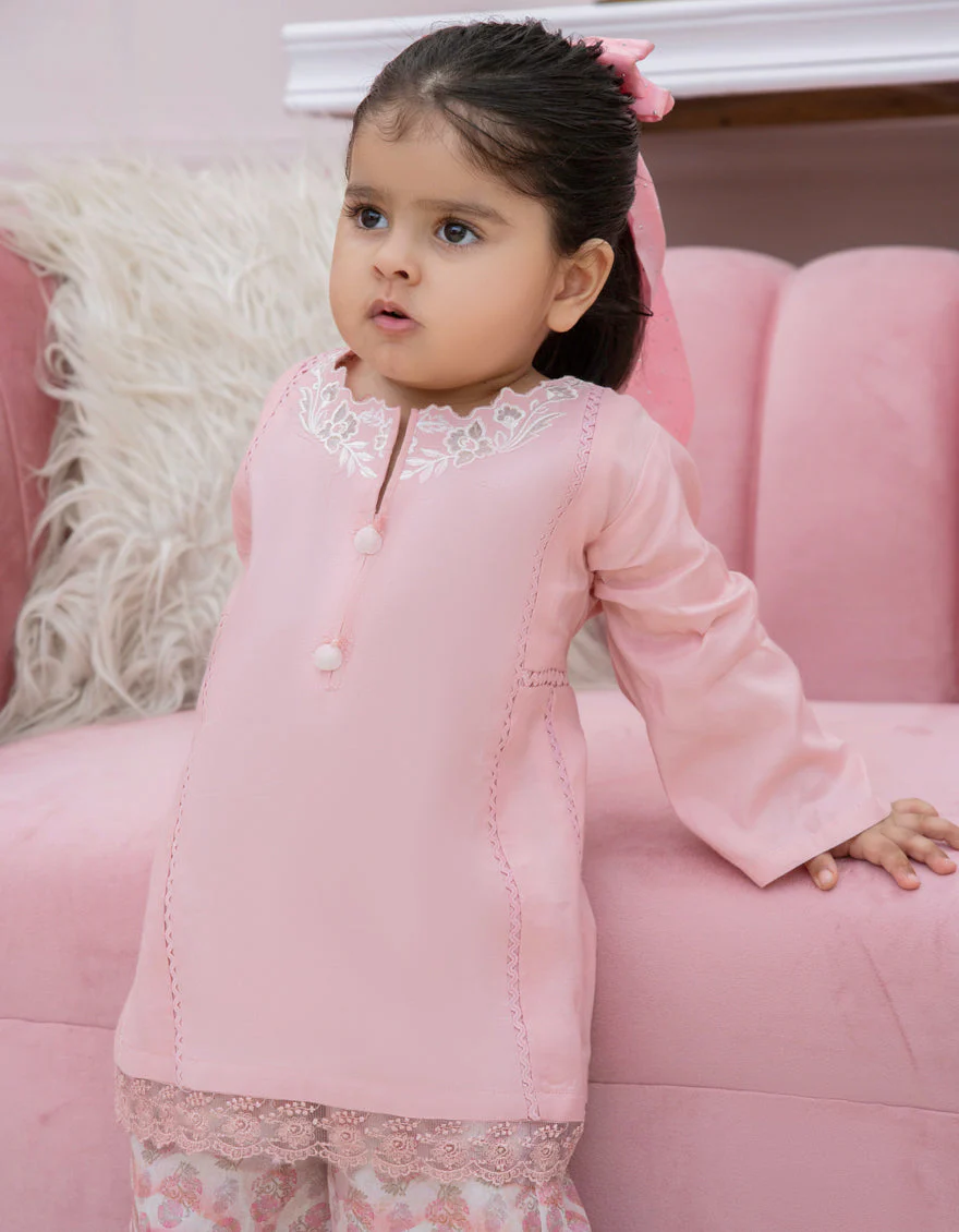PINK SILK 2PC STITCHED | JIK-S-JIST-25-5805 F - Image 2