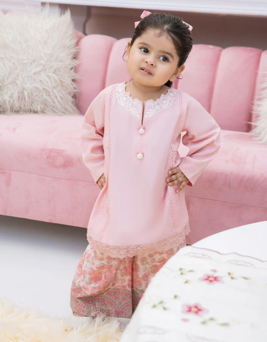 PINK SILK 2PC STITCHED | JIK-S-JIST-25-5805 F - Image 3