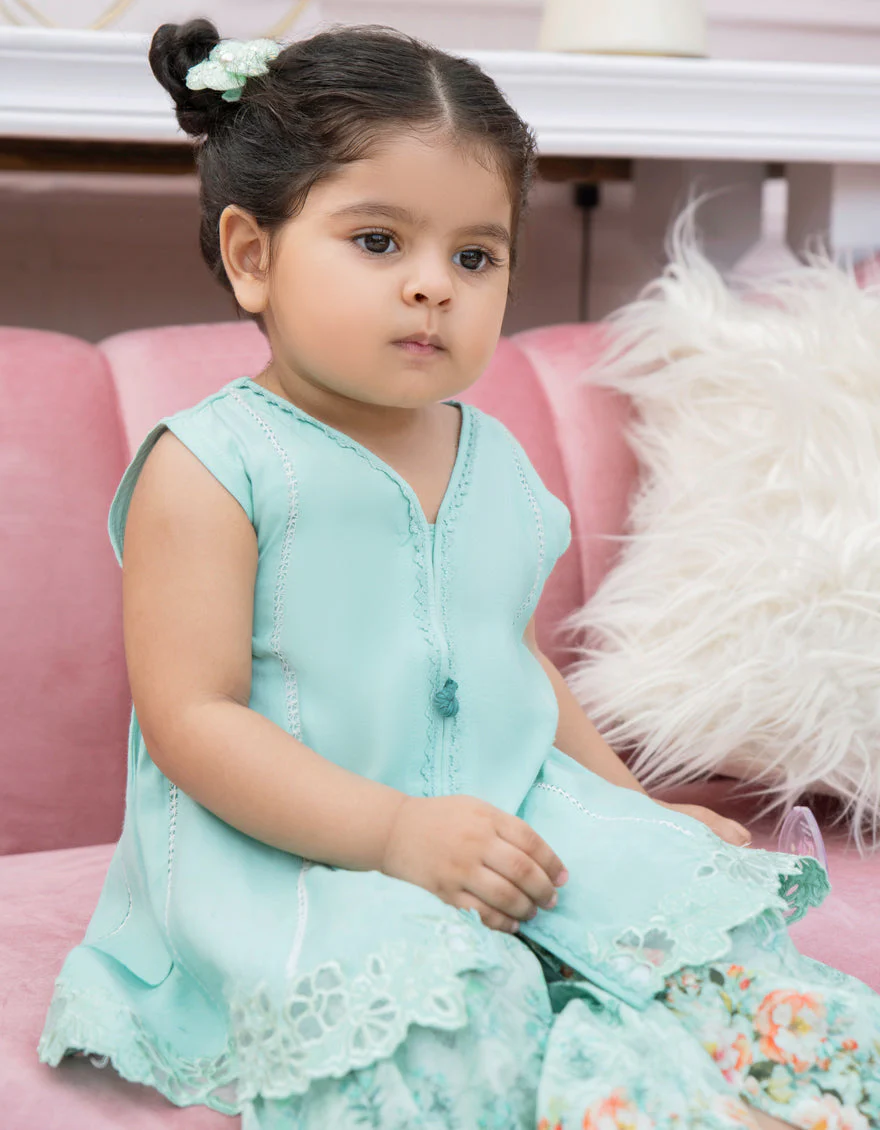 GREEN SILK 2PC STITCHED | JIK-S-JIST-25-5806 F - Image 3