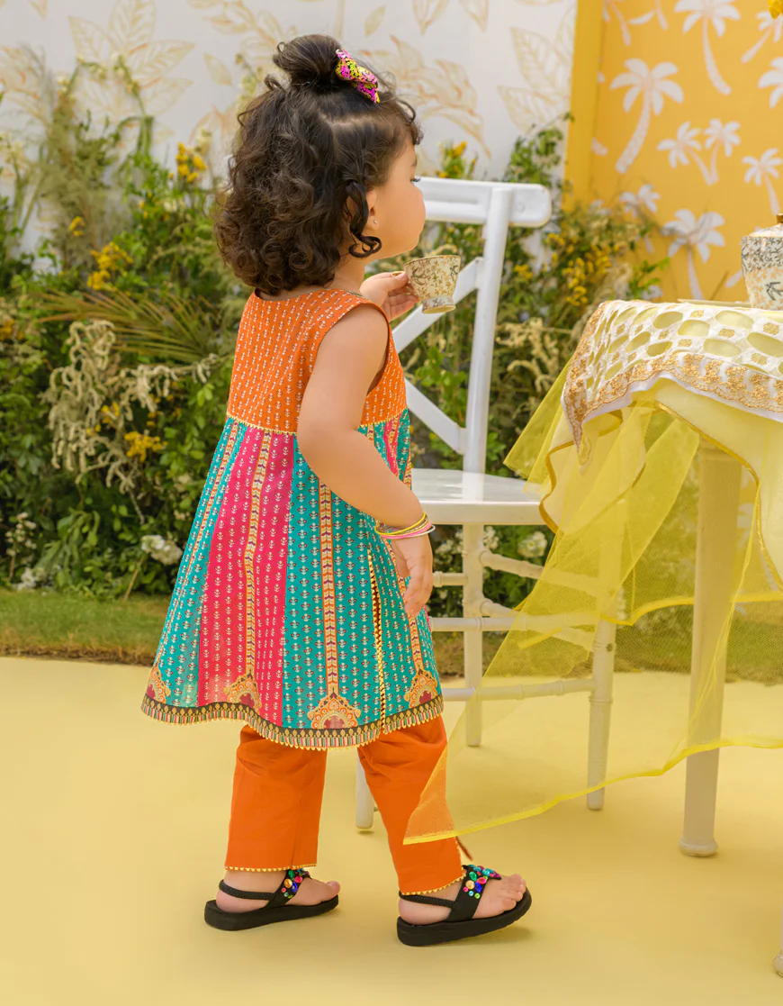 ORANGE LAWN 3PC STITCHED | JIK-S-JK2-US-23-5631 FB/AYENA -I-A-1 - Image 2