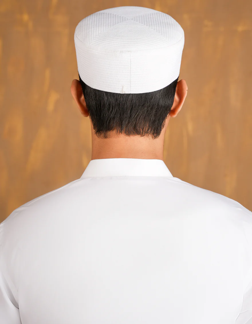 WHITE BLENDED CAP | JJ-CAP-0001-R79/S24/JJ9251 - Image 2