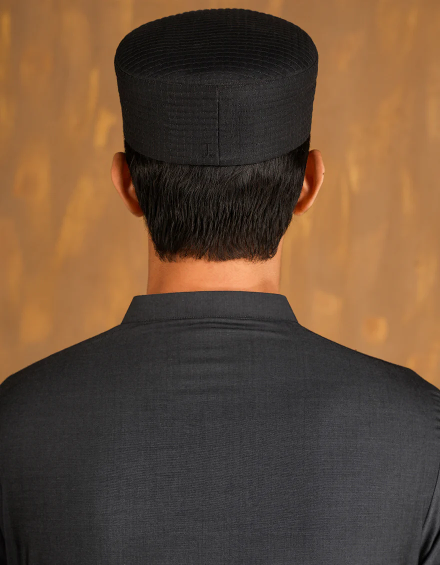 BLACK BLENDED CAP | JJ-CAP-0005-R64/S24/JJ9364 - Image 2