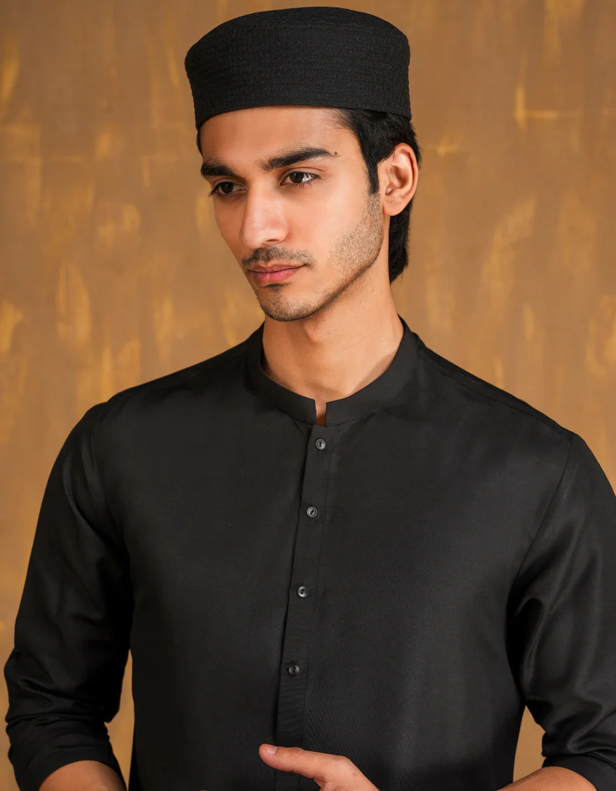 BLACK BLENDED CAP | JJ-CAP-0030-R10/S24/JJ9364 - Image 2