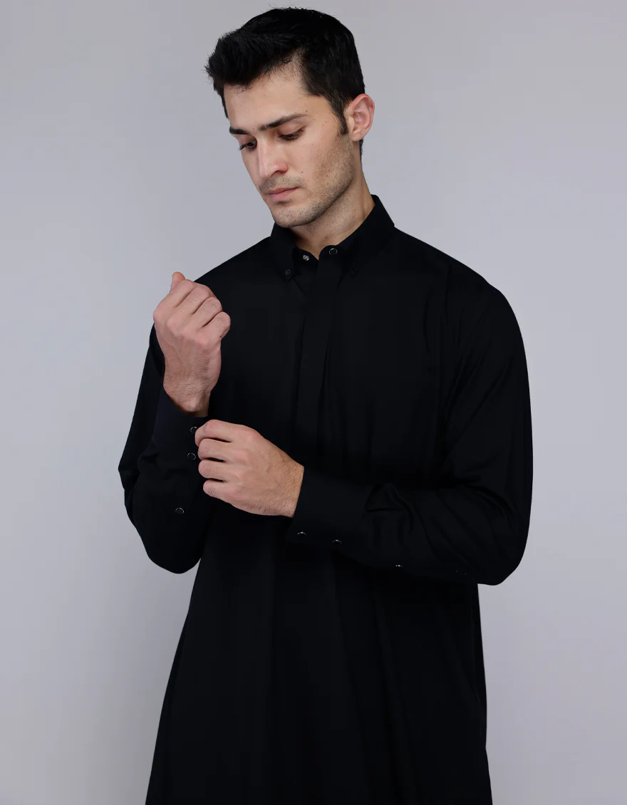 BLACK BLENDED JUBBA | JJ-JUBBA-33120/S25/JJ8183-PN - Image 2