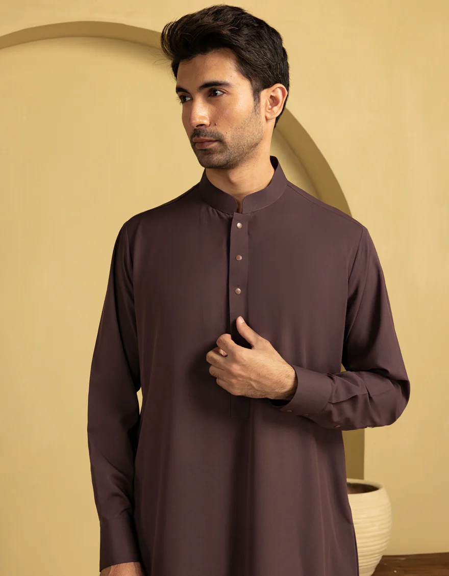 BROWN BLENDED JUBBA | JJ-JUBBA-33186/S25/JJ11040-PN - Image 2