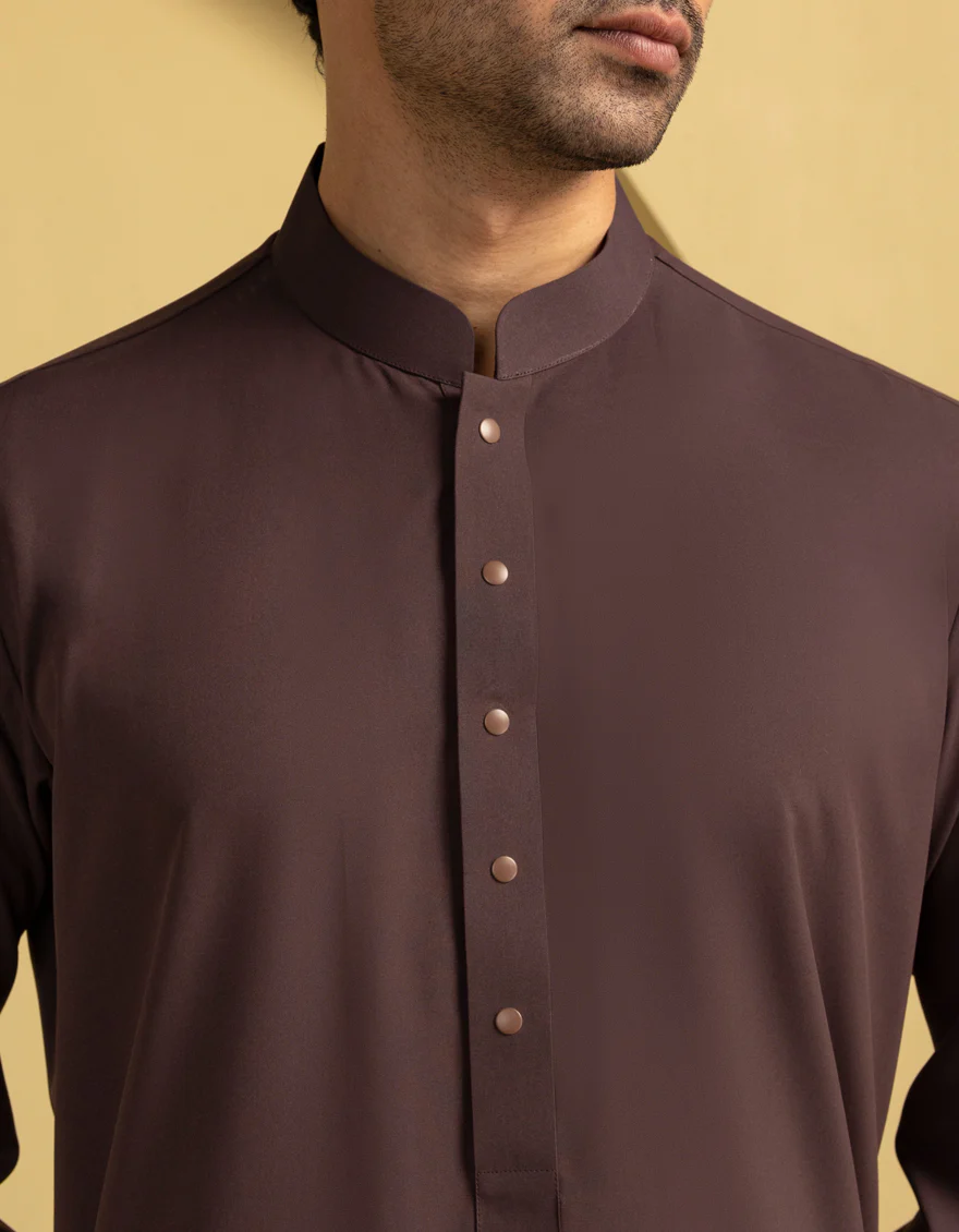 BROWN BLENDED JUBBA | JJ-JUBBA-33186/S25/JJ11040-PN - Image 4