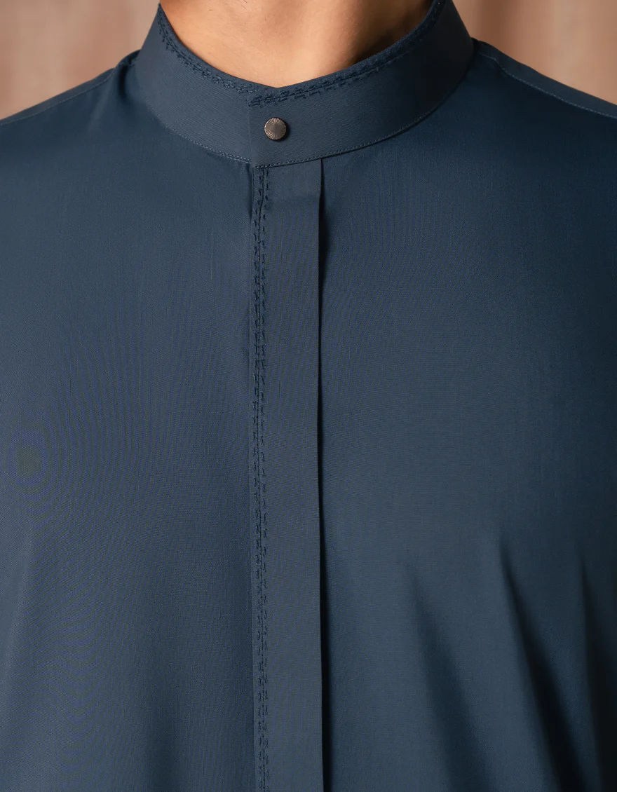 TEAL BLUE BLENDED JUBBA | JJ-JUBBA-33417/S25/JJ10213-CL - Image 3