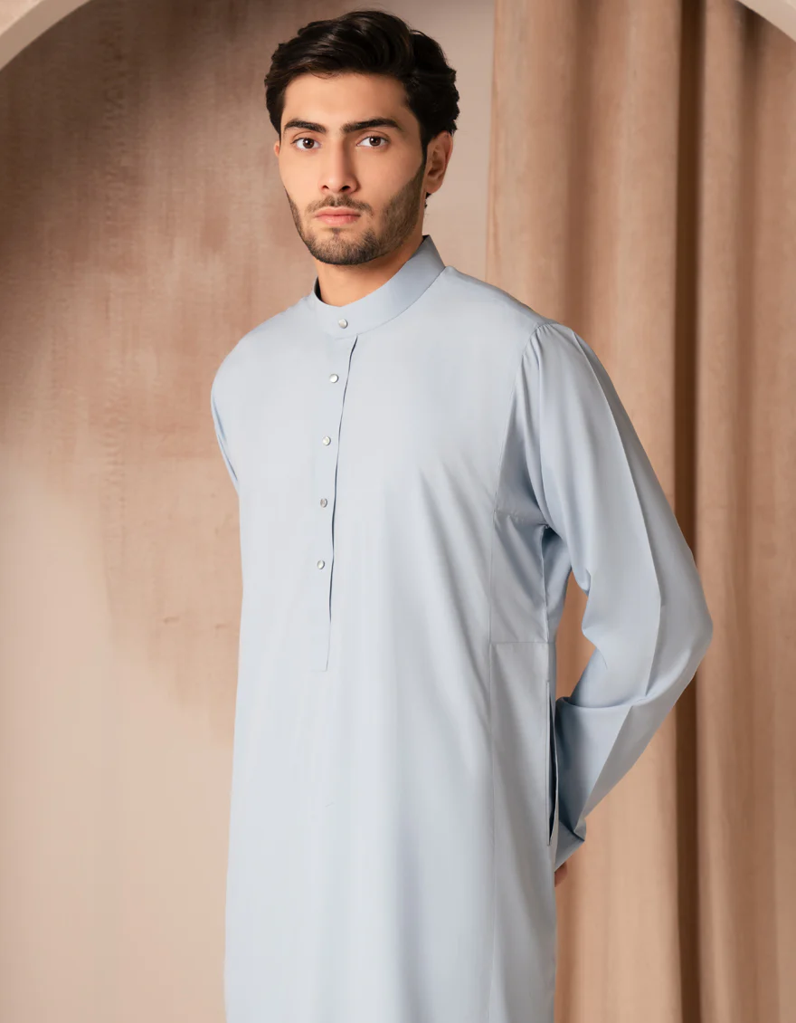 LIGHT BLUE BLENDED JUBBA | JJ-JUBBA-33420/S25/JJ10215-PN - Image 2