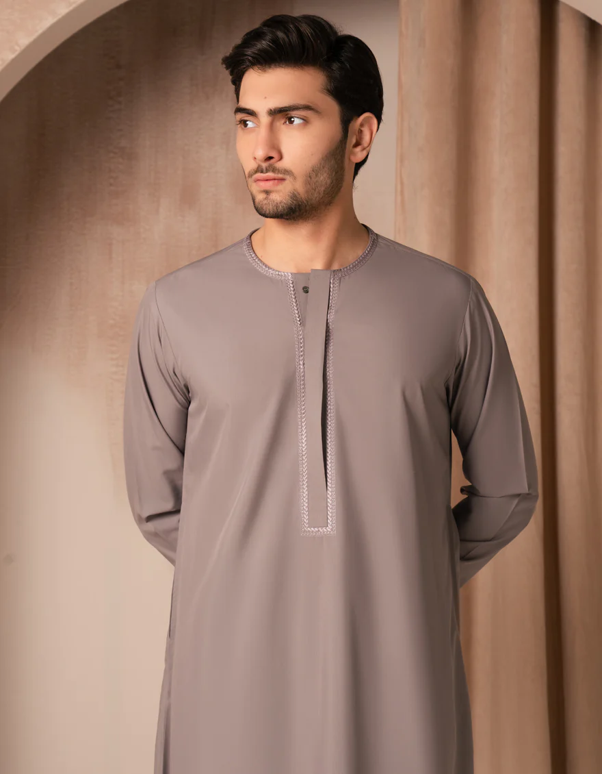 GREY BLENDED JUBBA | JJ-JUBBA-33433/S25/JJ10215-SF - Image 2