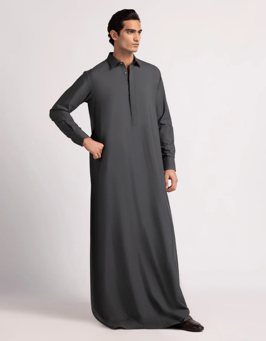 GREY BLENDED JUBBA | JJ-JUBBA-A-33664/S25/JJ10216-CL - Image 3