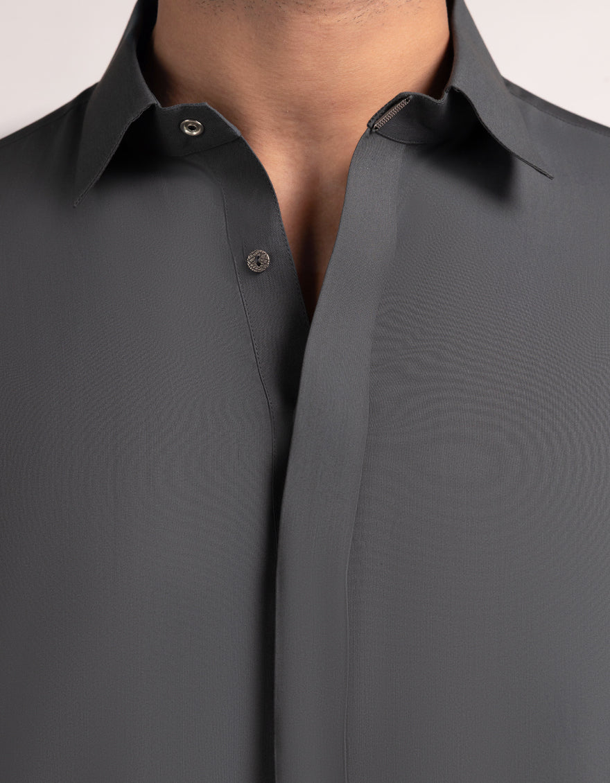 GREY BLENDED JUBBA | JJ-JUBBA-A-33664/S25/JJ10216-CL - Image 4