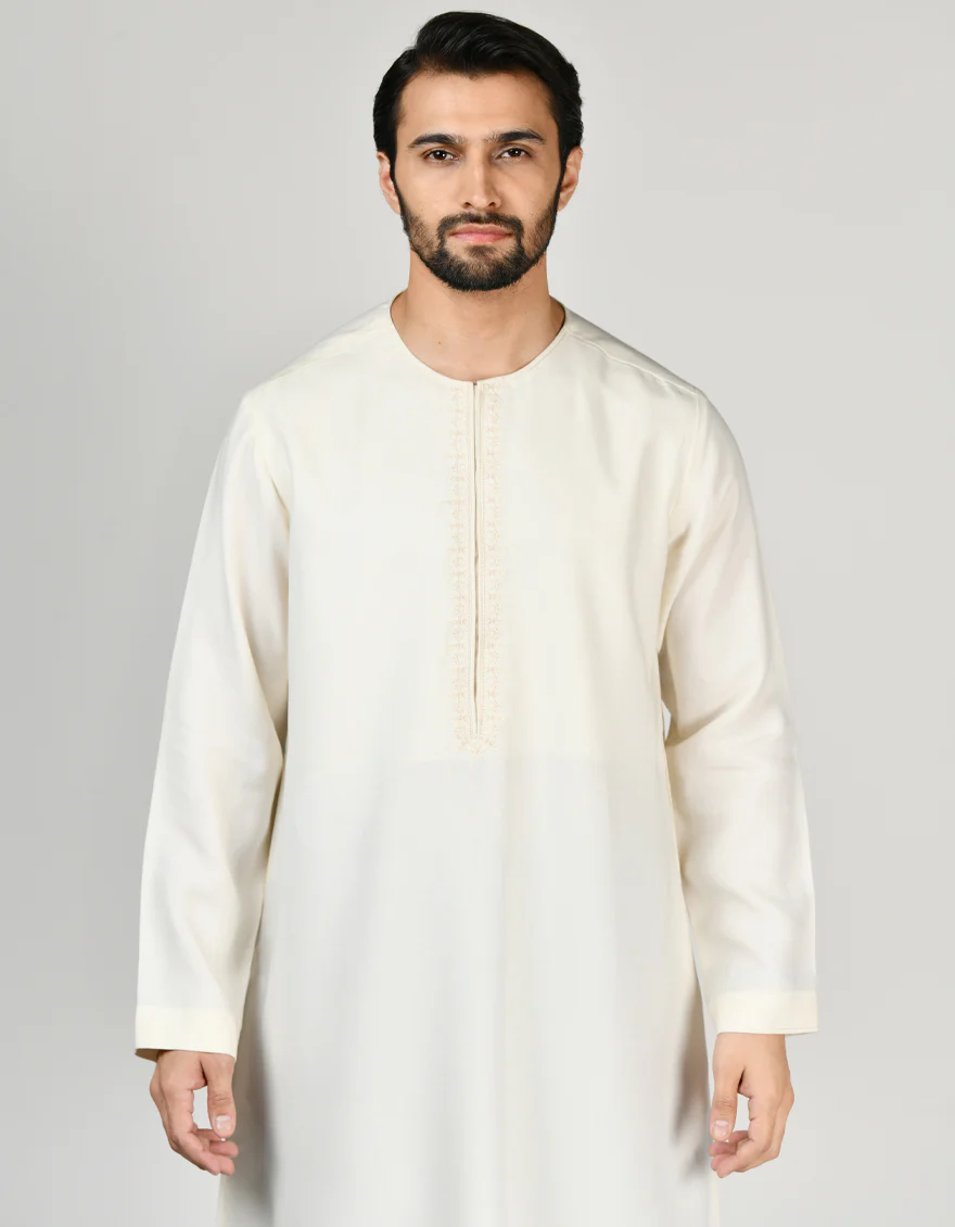 WHITE BLENDED JUBBA | JJ-JUBBA-A-45386/A24/JJ8834-SF - Image 2