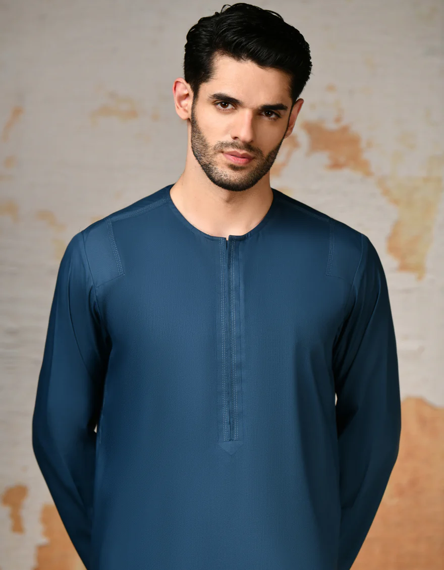BLUE BLENDED JUBBA | JJ-JUBBA-A-45431/A24/JJ9267 - Image 2