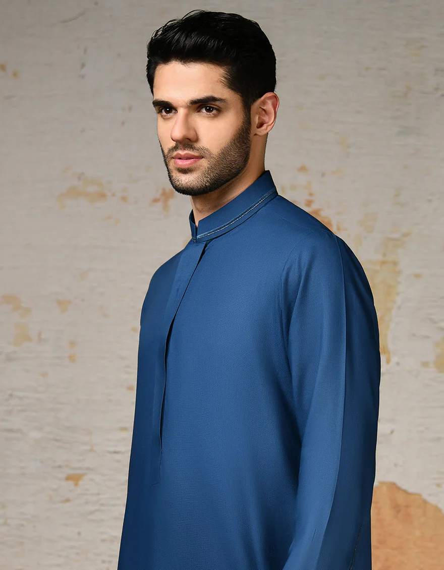 BLUE BLENDED JUBBA | JJ-JUBBA-A-45436/A24/JJ9267 - Image 2